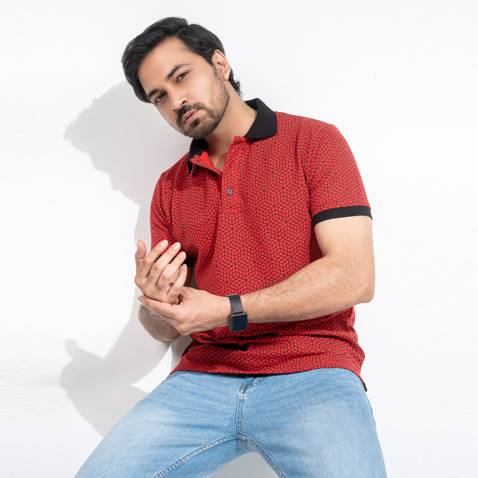 Picture of 3D Rubik's Cube Printed Polo