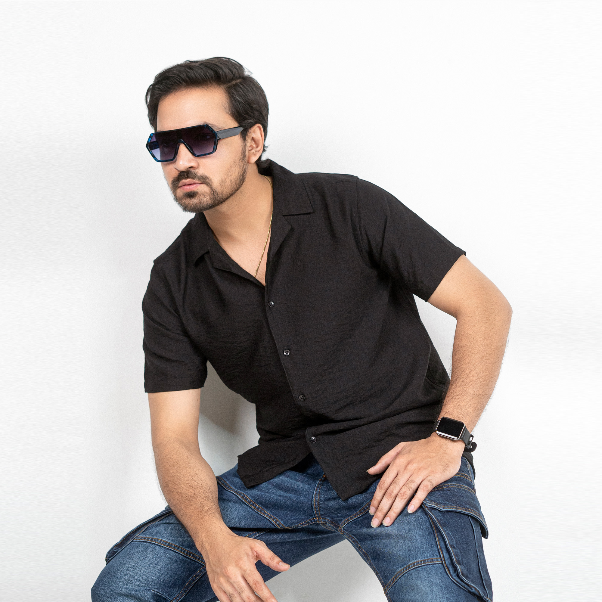 Picture of Havana Collar Crepe Shirt