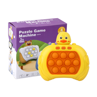 Picture of Pop It Puzzle Game Machine | Electronic Quick Push Fidget Toy | 4-Mode Handheld Pop It Game | Light & Sound Sensory Pop It | Perfect for Brain Training & Stress Relief- 1piece