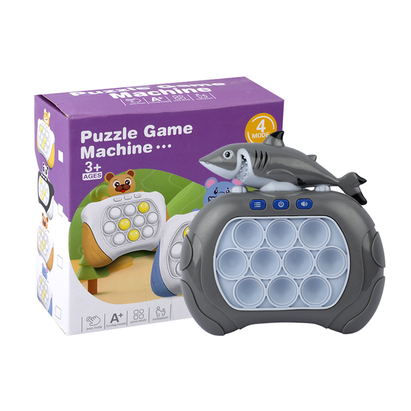 Picture of Pop It Puzzle Game Machine | Electronic Quick Push Fidget Toy | 4-Mode Handheld Pop It Game | Light & Sound Sensory Pop It | Perfect for Brain Training & Stress Relief- 1piece