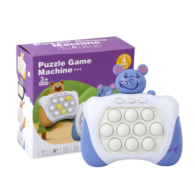 Picture of Pop It Puzzle Game Machine | Electronic Quick Push Fidget Toy | 4-Mode Handheld Pop It Game | Light & Sound Sensory Pop It | Perfect for Brain Training & Stress Relief- 1piece