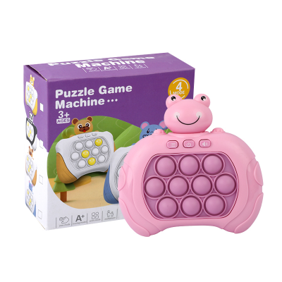 Picture of Pop It Puzzle Game Machine | Electronic Quick Push Fidget Toy | 4-Mode Handheld Pop It Game | Light & Sound Sensory Pop It | Perfect for Brain Training & Stress Relief- 1piece