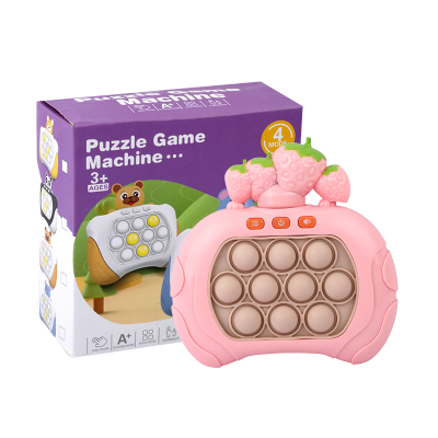 Picture of Pop It Puzzle Game Machine | Electronic Quick Push Fidget Toy | 4-Mode Handheld Pop It Game | Light & Sound Sensory Pop It | Perfect for Brain Training & Stress Relief- 1piece