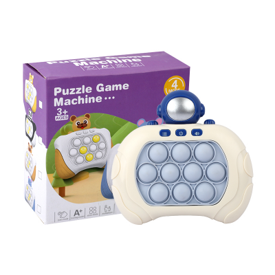 Picture of Pop It Puzzle Game Machine | Electronic Quick Push Fidget Toy | 4-Mode Handheld Pop It Game | Light & Sound Sensory Pop It | Perfect for Brain Training & Stress Relief- 1piece