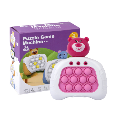 Picture of Pop It Puzzle Game Machine | Electronic Quick Push Fidget Toy | 4-Mode Handheld Pop It Game | Light & Sound Sensory Pop It | Perfect for Brain Training & Stress Relief- 1piece