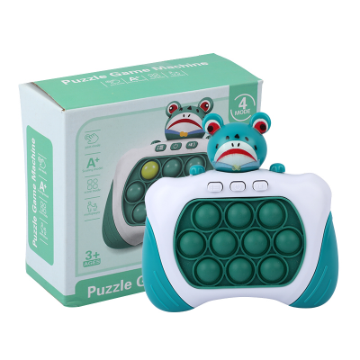 Picture of Pop It Puzzle Game Machine | Electronic Quick Push Fidget Toy | 4-Mode Handheld Pop It Game | Light & Sound Sensory Pop It | Perfect for Brain Training & Stress Relief- 1piece