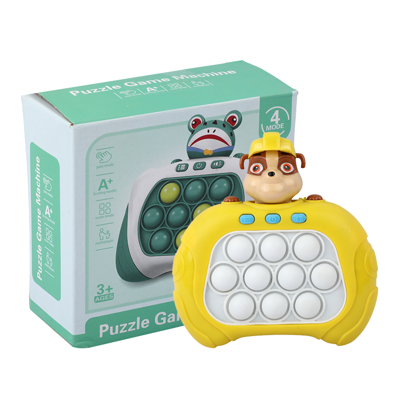 Picture of Pop It Puzzle Game Machine | Electronic Quick Push Fidget Toy | 4-Mode Handheld Pop It Game | Light & Sound Sensory Pop It | Perfect for Brain Training & Stress Relief- 1piece