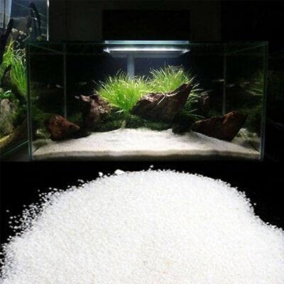 Picture of 02 KG pack of White Sand For Aquarium and planted aquarium decoration  -একুরিয়ামের জন্য সাদা বালি
