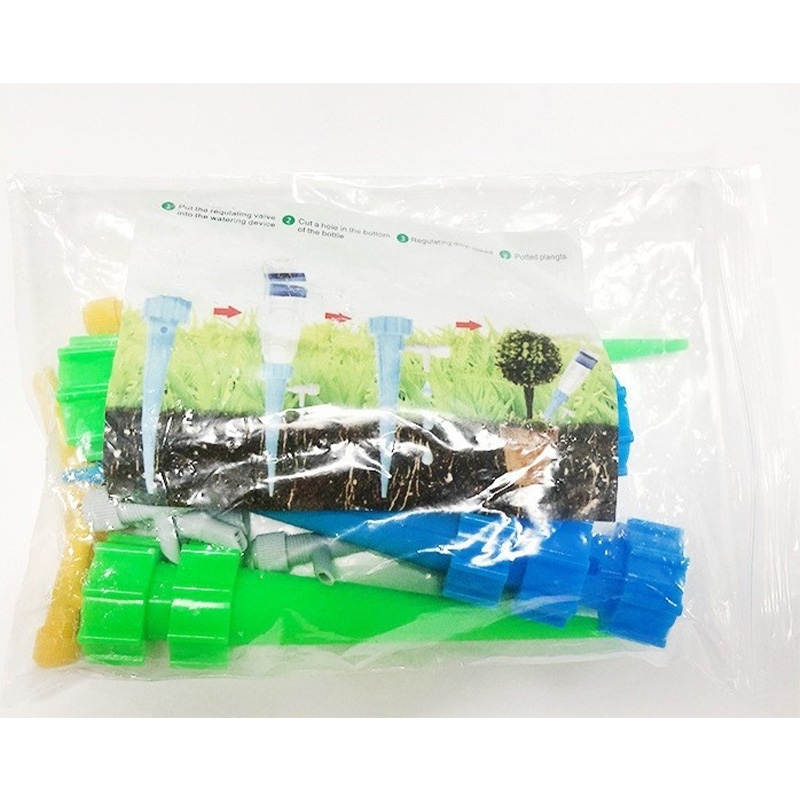Picture of 10  Pcs Self Watering Spike Indoor home garden PVC Automatic Plant Flower drip irrigation system