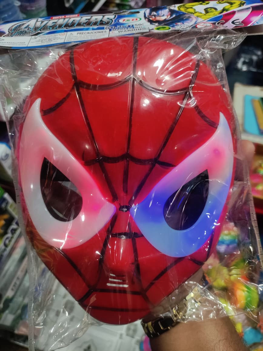 Picture of Spider Man Mask LED Light Spider Mask For Kids Superhero mask