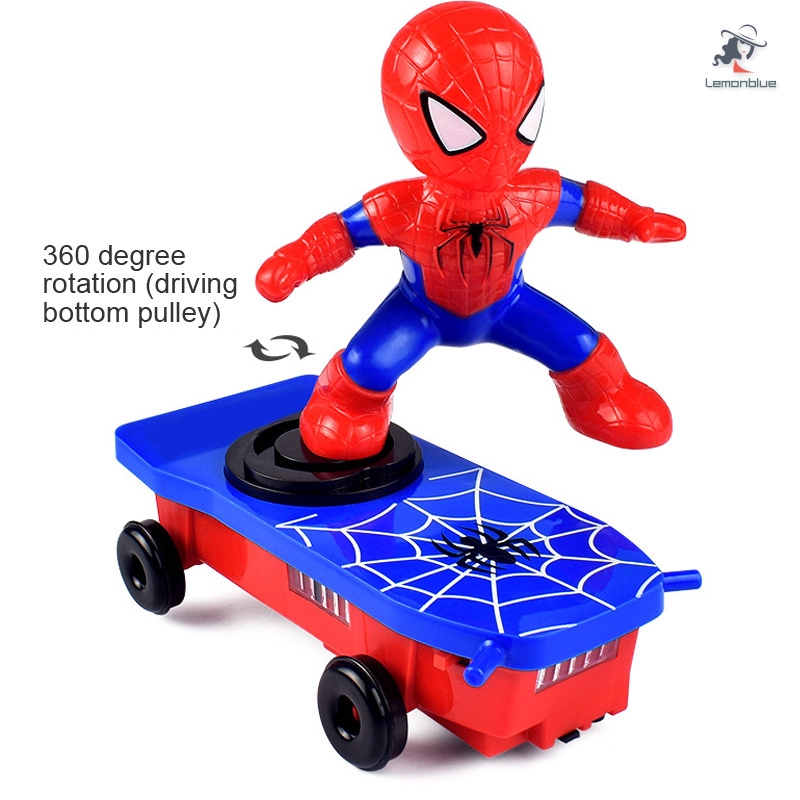 Picture of Battery Operated Skateboard Slippery Scooter Alliance Superhero Toys for Kids with Music & Lights (Assorted Superhero).
