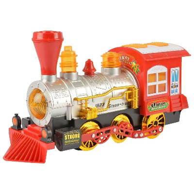 Picture of Happy Papa Motion Train Bubble Dispenser Train, Multi Function, Light, Sound and Movement Sensor Wheels . Kids  Train toy Big Size.