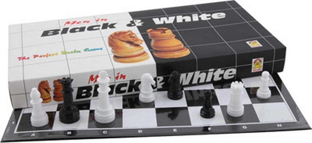Picture of Men in Black and White Chess Set Royal Look and Classy Chess Play for All