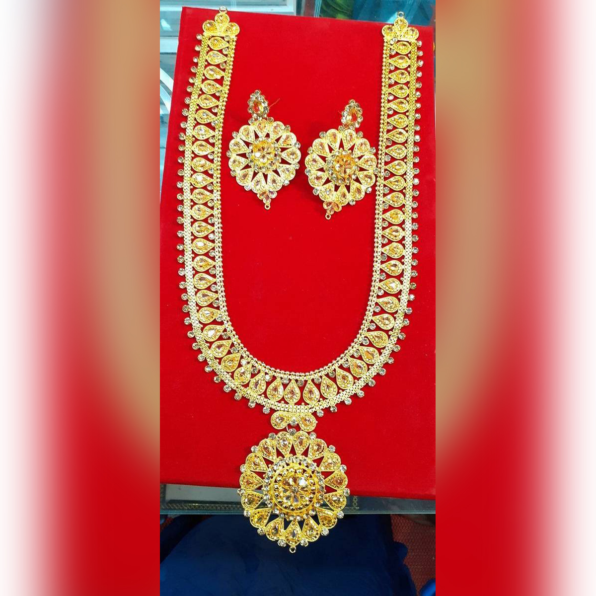 Picture of Gold Plated Jewellery Set For Women - Chan Sitahar