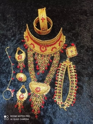 Picture of Gold Plated Jewellery Set for Women