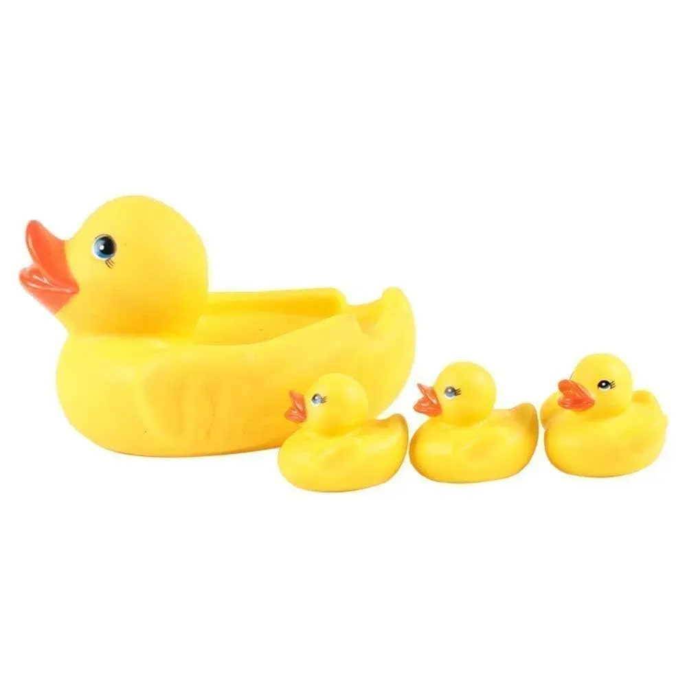 Picture of Baby Bathing Rubber Squeaky Ducks Floating Play Water Pool Tub Toys