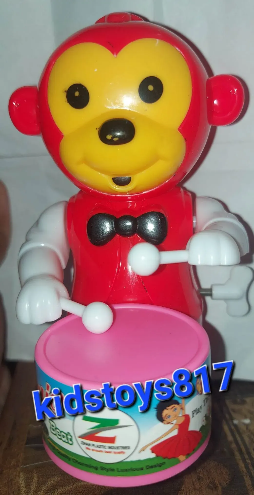 Picture of Beating Drum Monkey toy ,music Light Monkey Dhol Doll-Funny Toy for baby