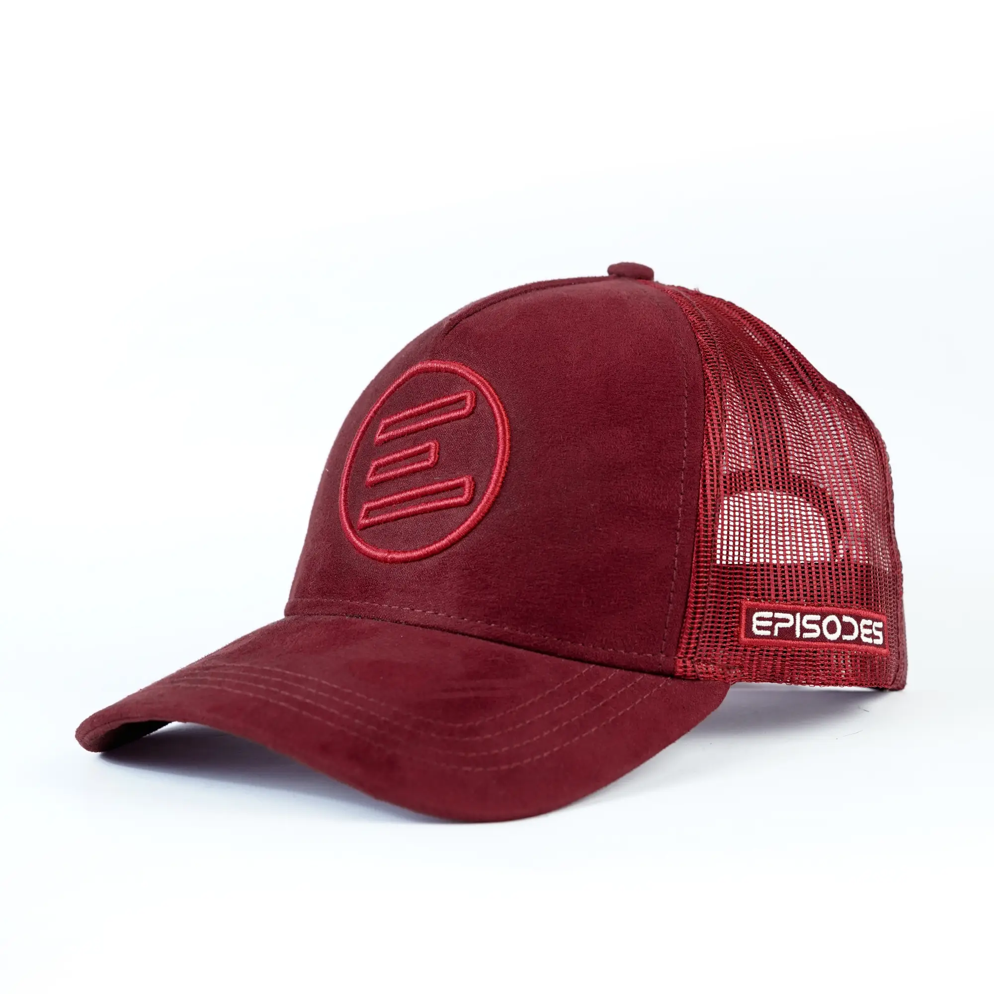 Iconic Maroon Suede Trucker Cap EPISODES WORLDonline shop bangladeshothoba.com