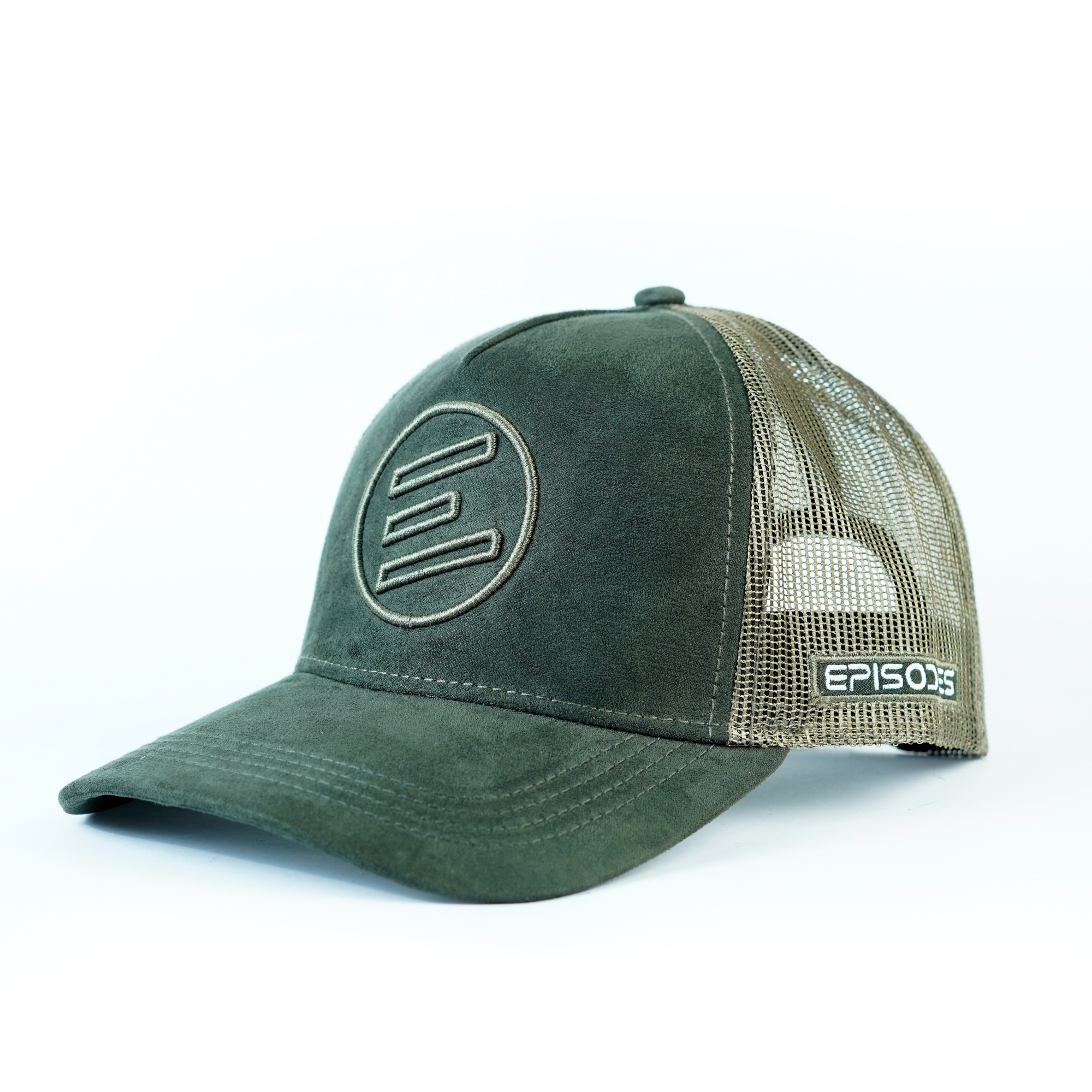 Iconic Olive Suede Trucker Cap EPISODES WORLDonline shop bangladeshothoba.com