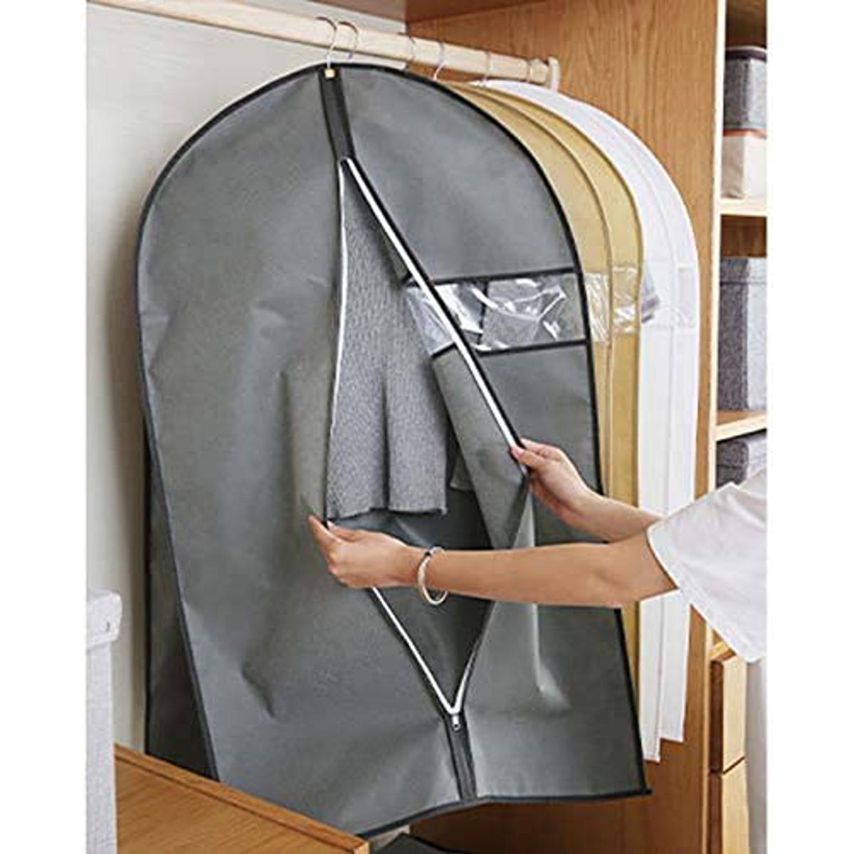 Picture of DustProof Cloth Cover Bag, Dustproof Cloth Cover For Blazer, Panjabi,  & Long Dress. Dust Cloth Cover