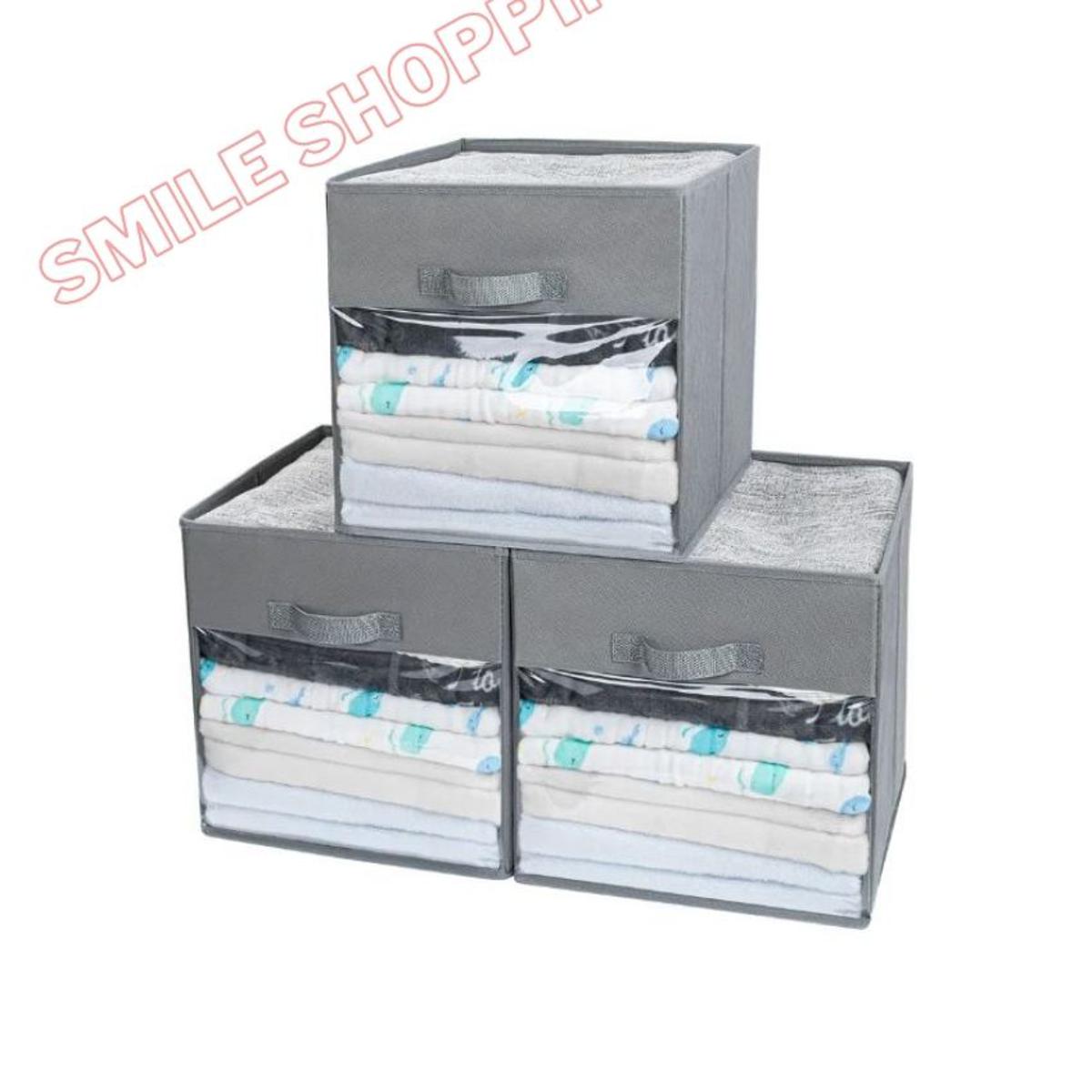 Picture of 1 Pcs Cloth Storage Box, Large Capacity Laundry Basket, Cloth Organizer Basket