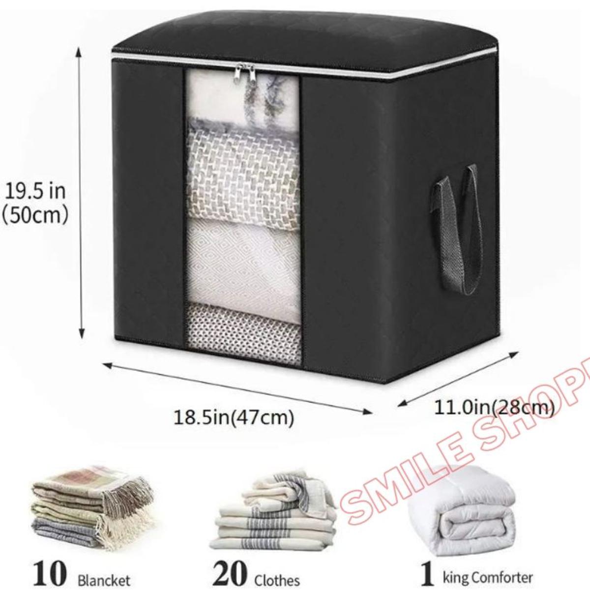 Picture of 1 Pcs Premium Quality Cloth Storage Bag, Vertical Size Quilt Storage Bag Large Size Storage Bag With High Quality Zipper.