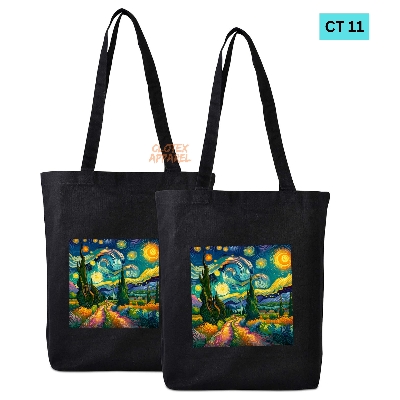Picture of Smile Tote Bag Beautiful Ocean Wav Designed Cotton Canvas Tote Bag With Zipper for Women Girls  Ladies Everyday Daily Useable Fashionable Hand Shoulder Bag For School College University Students(CT 11)