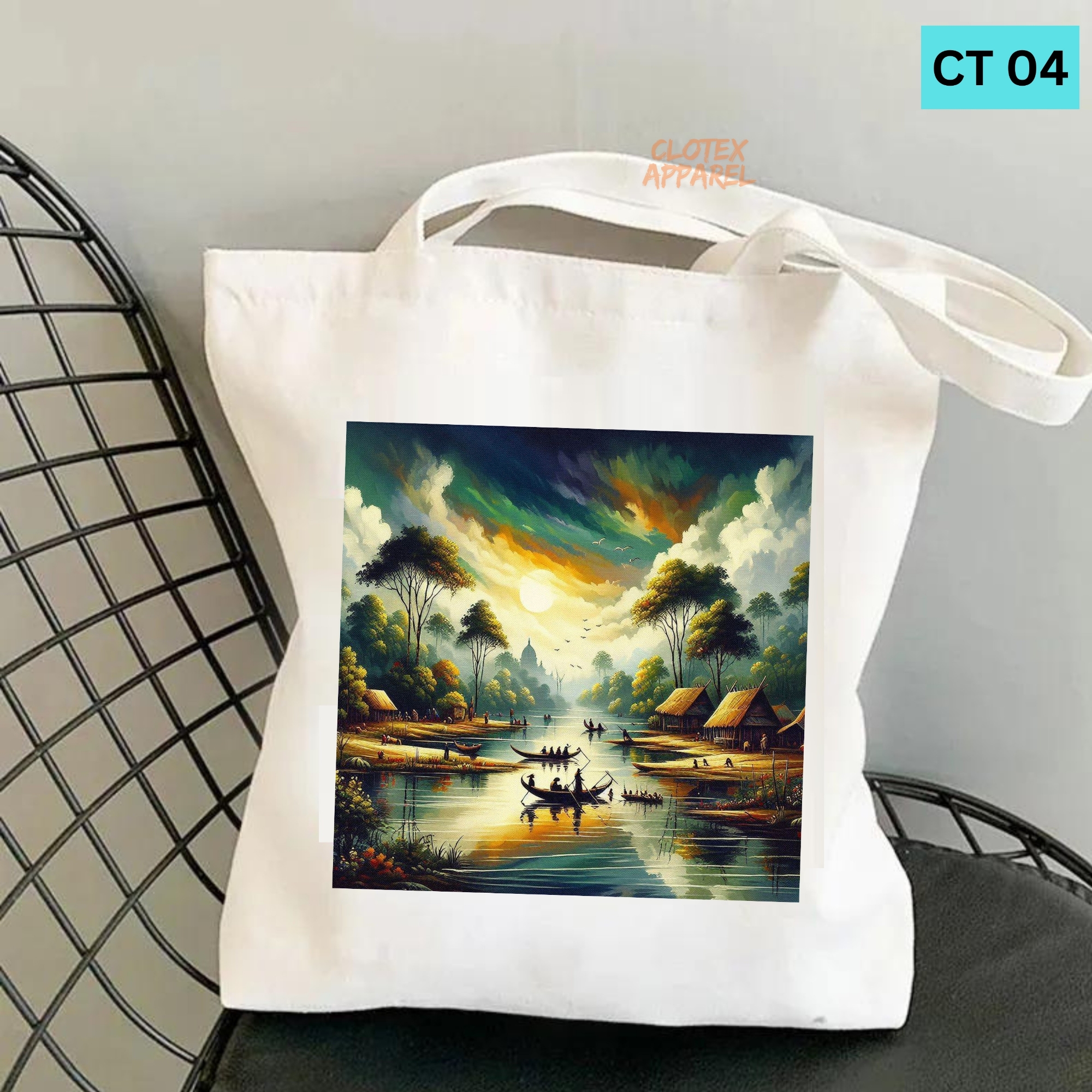 Picture of Smile Tote Bag Beautiful Natural  Designed Cotton Canvas Tote Bag With Zipper for Women Girls  Ladies Everyday Daily Useable Fashionable Hand Shoulder Bag For  College University Students(CT 04)