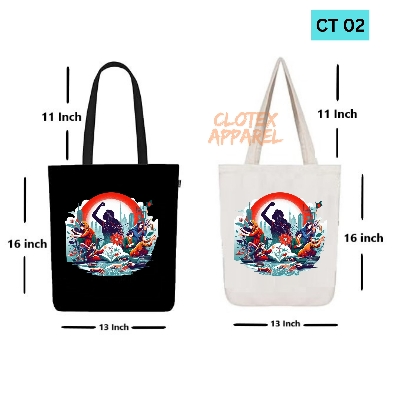 Picture of Smile Tote Bag For Women Designed Cotton Canvas Tote Bag With Zipper for Women Girls  Ladies Everyday Daily Useable Fashionable Hand Shoulder Bag For School College University Students (CT 02)