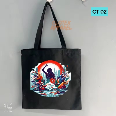 Picture of Smile Tote Bag For Women Designed Cotton Canvas Tote Bag With Zipper for Women Girls  Ladies Everyday Daily Useable Fashionable Hand Shoulder Bag For School College University Students (CT 02)