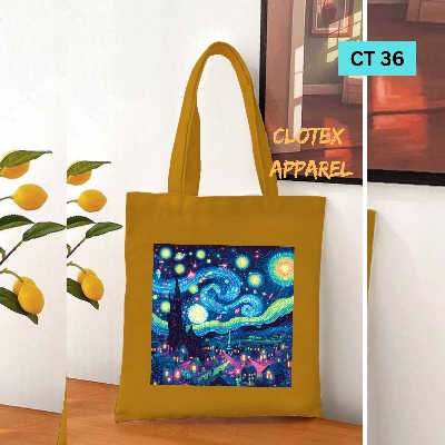 Picture of Smile Canvas Tote Bag Women Empowerment Designed Cotton Canvas Tote Bag With Zipper for Women Girls  Ladies Everyday Daily Useable Fashionable Hand Shoulder Bag For School College University Students (CT 36)