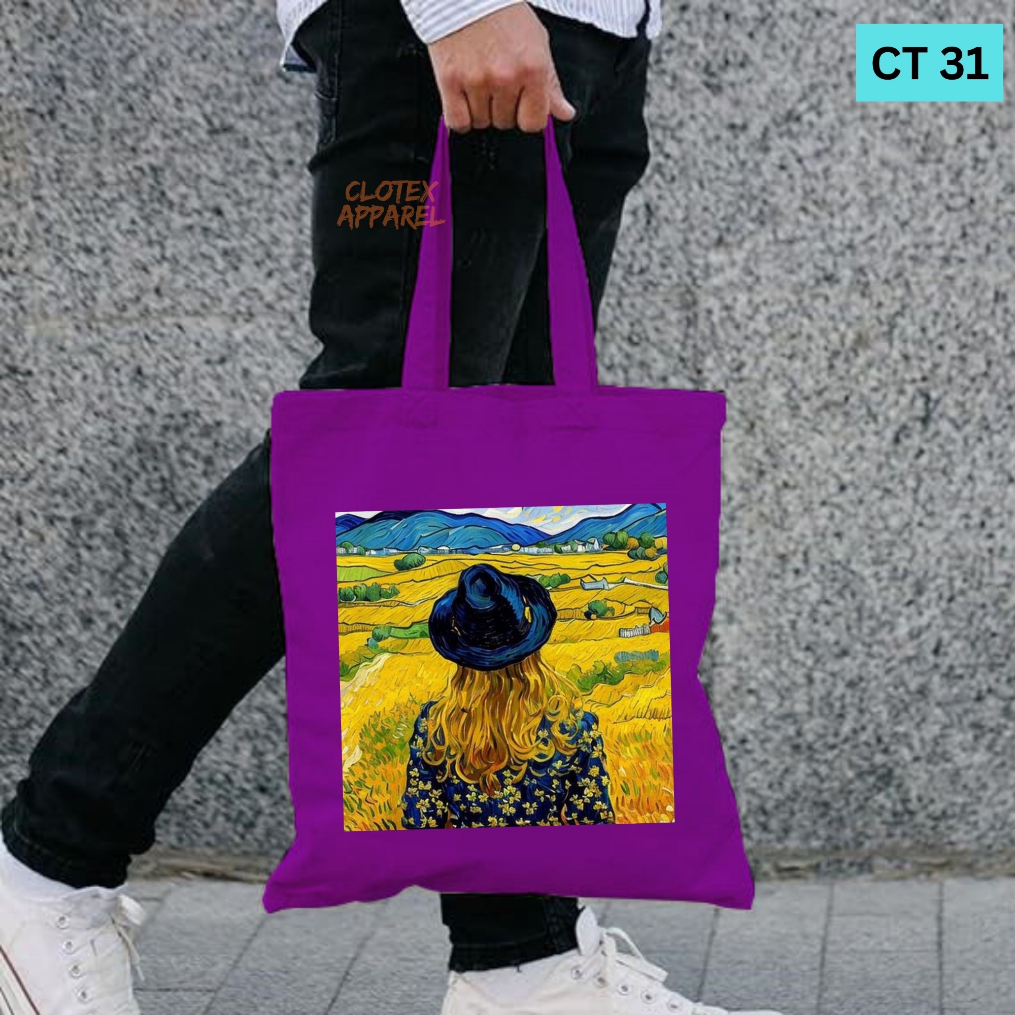 Picture of Smile Canvas Tote Bag Women Empowerment Designed Cotton Canvas Tote Bag With Zipper for Women Girls  Ladies Everyday Daily Useable Fashionable Hand Shoulder Bag For School College University Students (CT 31)