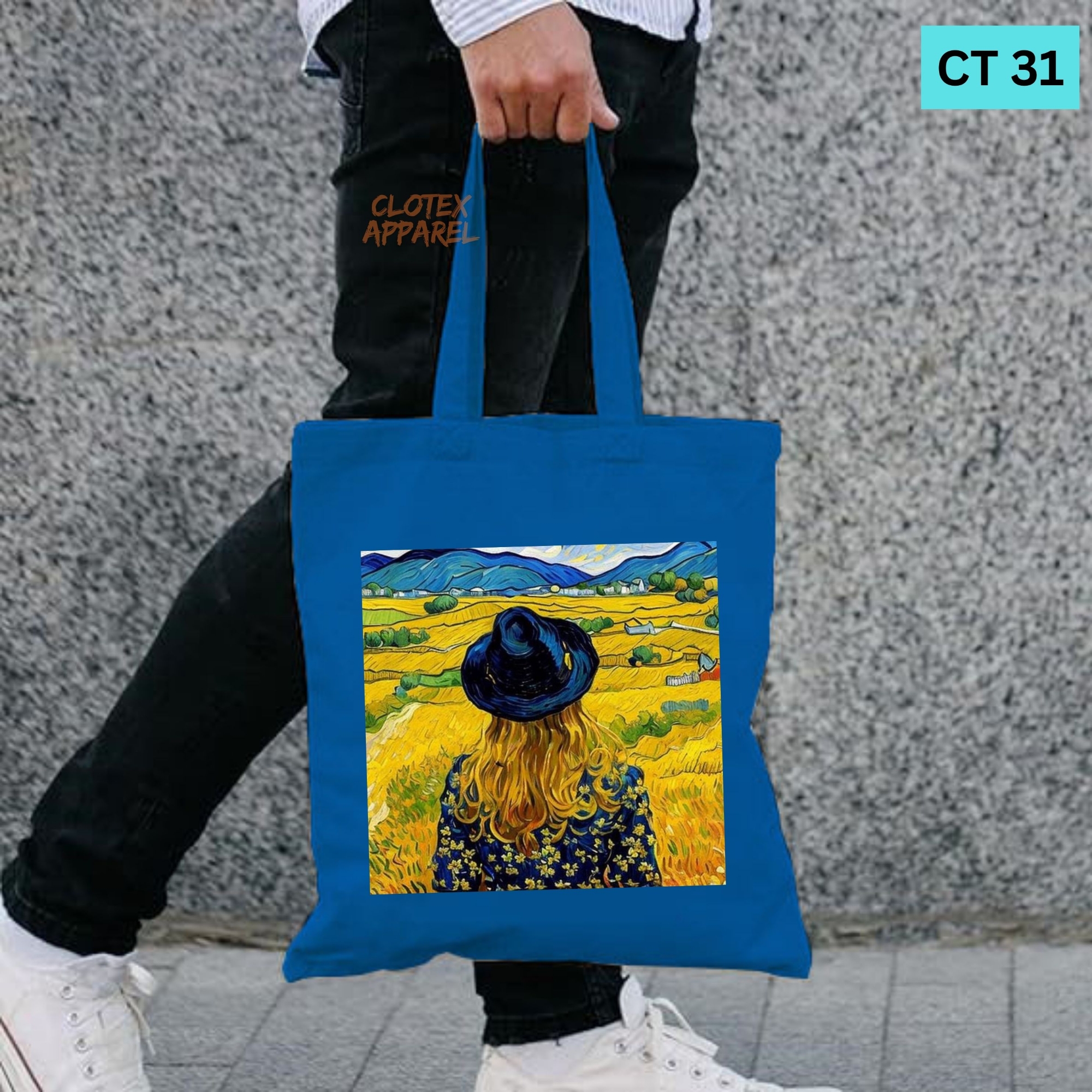 Picture of Smile Canvas Tote Bag Women Empowerment Designed Cotton Canvas Tote Bag With Zipper for Women Girls  Ladies Everyday Daily Useable Fashionable Hand Shoulder Bag For School College University Students (CT 31)