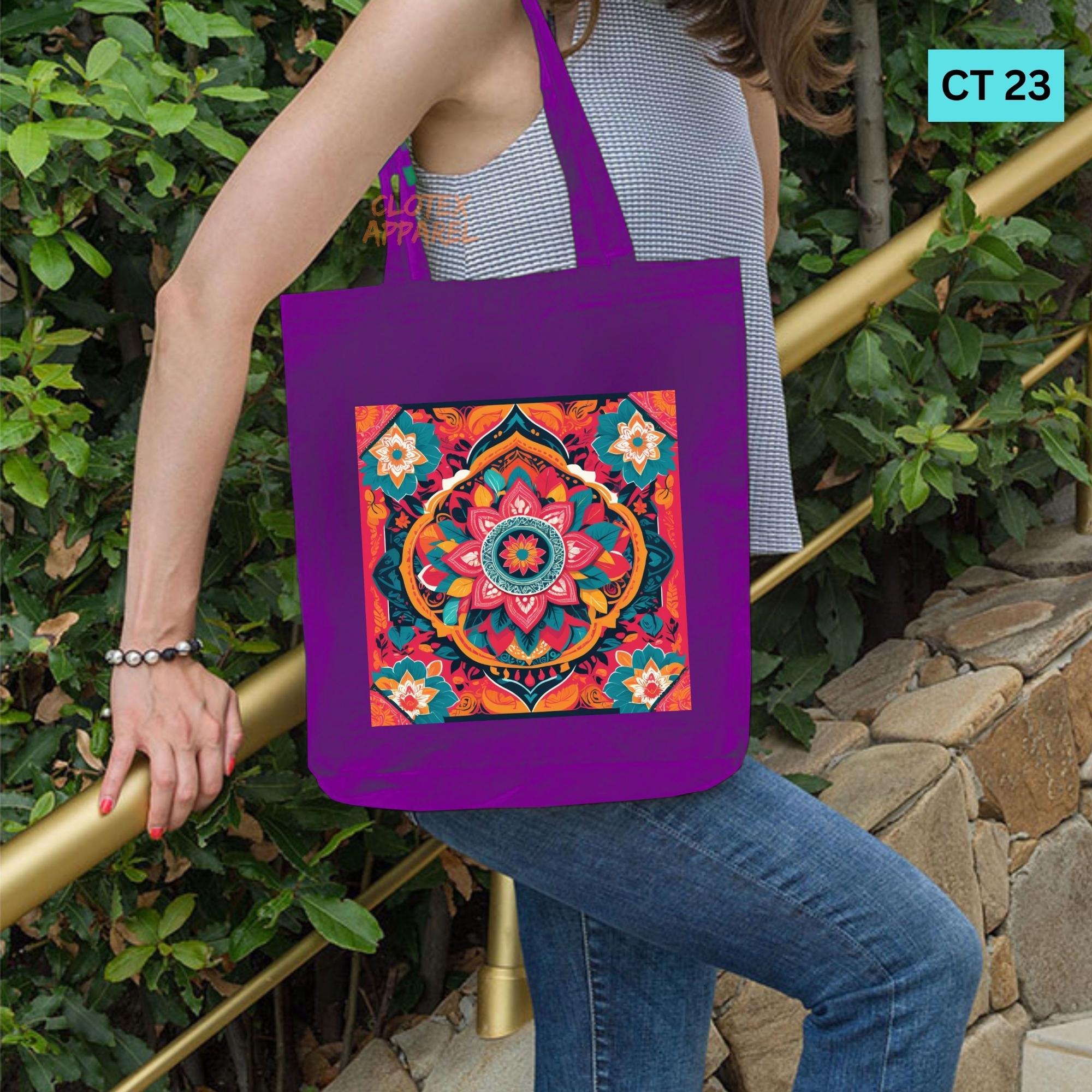 Picture of Smilw Canvas Tote Bag Women Empowerment Designed Cotton Canvas Tote Bag With Zipper for Women Girls  Ladies Everyday Daily Useable Fashionable Hand Shoulder Bag For School College University Students (CT 23)