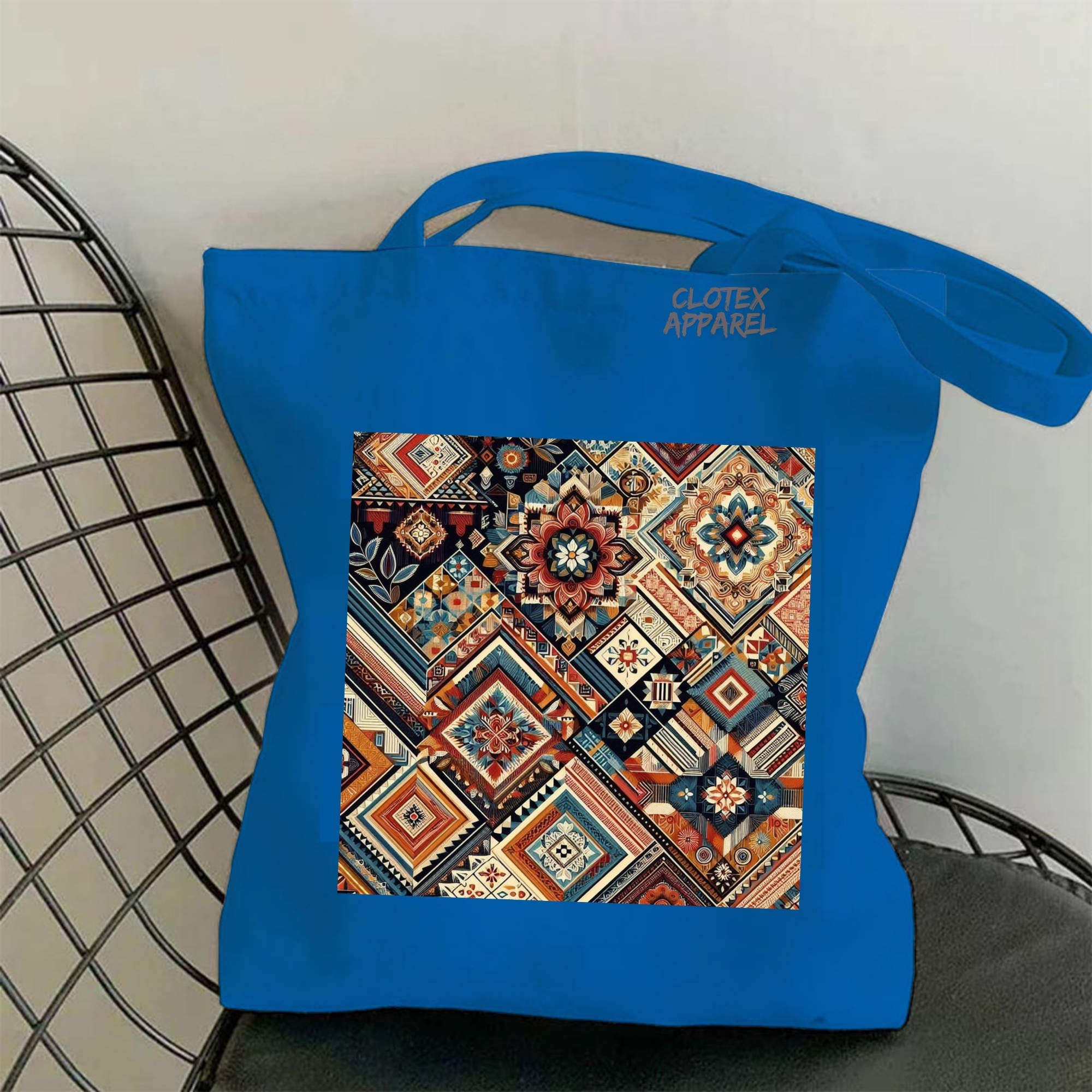 Picture of Smile Canvas Tote Bag Women Empowerment Designed Cotton Canvas Tote Bag With Zipper for Women Girls  Ladies Everyday Daily Useable Fashionable Hand Shoulder Bag For School College University Students (CT 35)