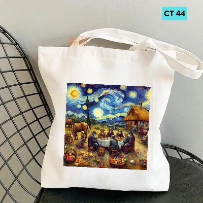 Picture of Smile Canvas Tote Bag Women Empowerment Designed Cotton Canvas Tote Bag With Zipper for Women Girls  Ladies Everyday Daily Useable Fashionable Hand Shoulder Bag For School College University Students (CT 44)