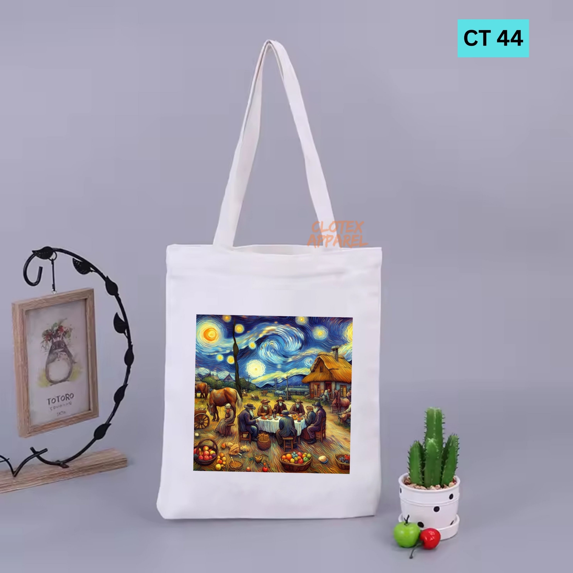 Picture of Smile Canvas Tote Bag Women Empowerment Designed Cotton Canvas Tote Bag With Zipper for Women Girls  Ladies Everyday Daily Useable Fashionable Hand Shoulder Bag For School College University Students (CT 44)