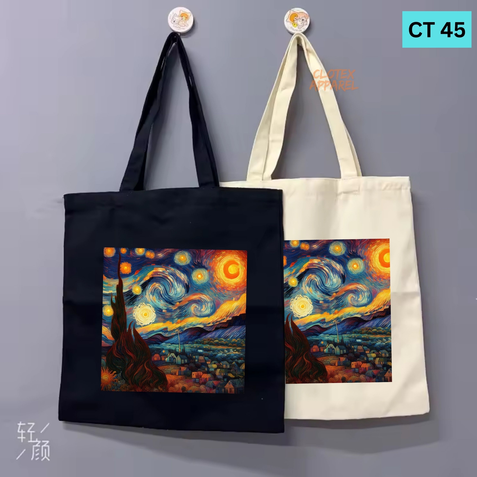 Picture of Smile Canvas Tote Bag Women Empowerment Village Image Designed Cotton Canvas Tote Bag With Zipper for Women Girls  Ladies Everyday Daily Useable Fashionable Hand Shoulder Bag For School College University Students (CT 45)