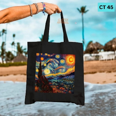 Picture of Smile Canvas Tote Bag Women Empowerment Village Image Designed Cotton Canvas Tote Bag With Zipper for Women Girls  Ladies Everyday Daily Useable Fashionable Hand Shoulder Bag For School College University Students (CT 45)