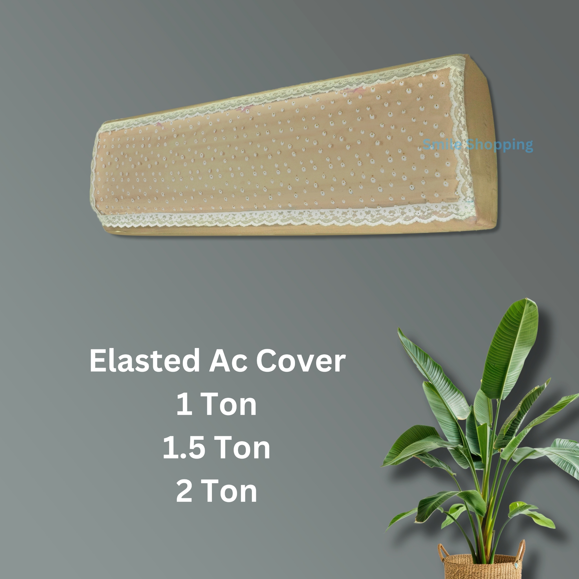 Picture of Beautiful Designed Ac Cover Dustproof New Lace Ac Cover For 1 Ton, 1.5 Ton Ac Cover, 2 Ton Ac Cover NAC03