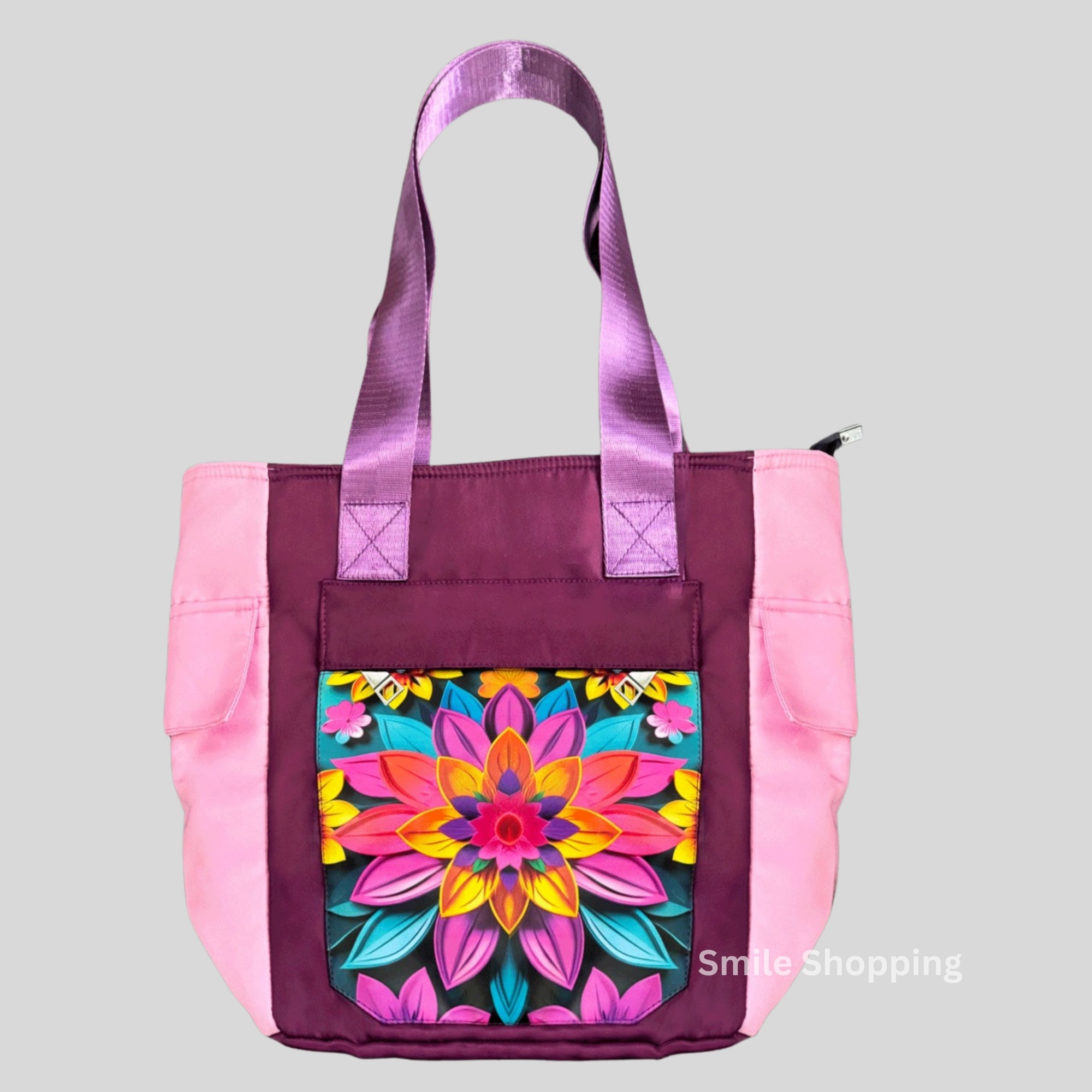 Picture of Printed Premium Quality Ladies Shoulder Bag, Multi Pocket Shoulder Bag For Women FSB P1