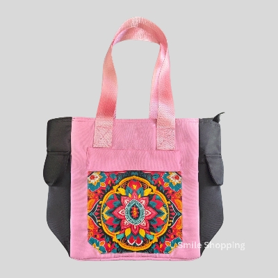 Picture of Printed Premium Quality Ladies Shoulder Bag, Multi Pocket Shoulder Bag For Women FSB P1