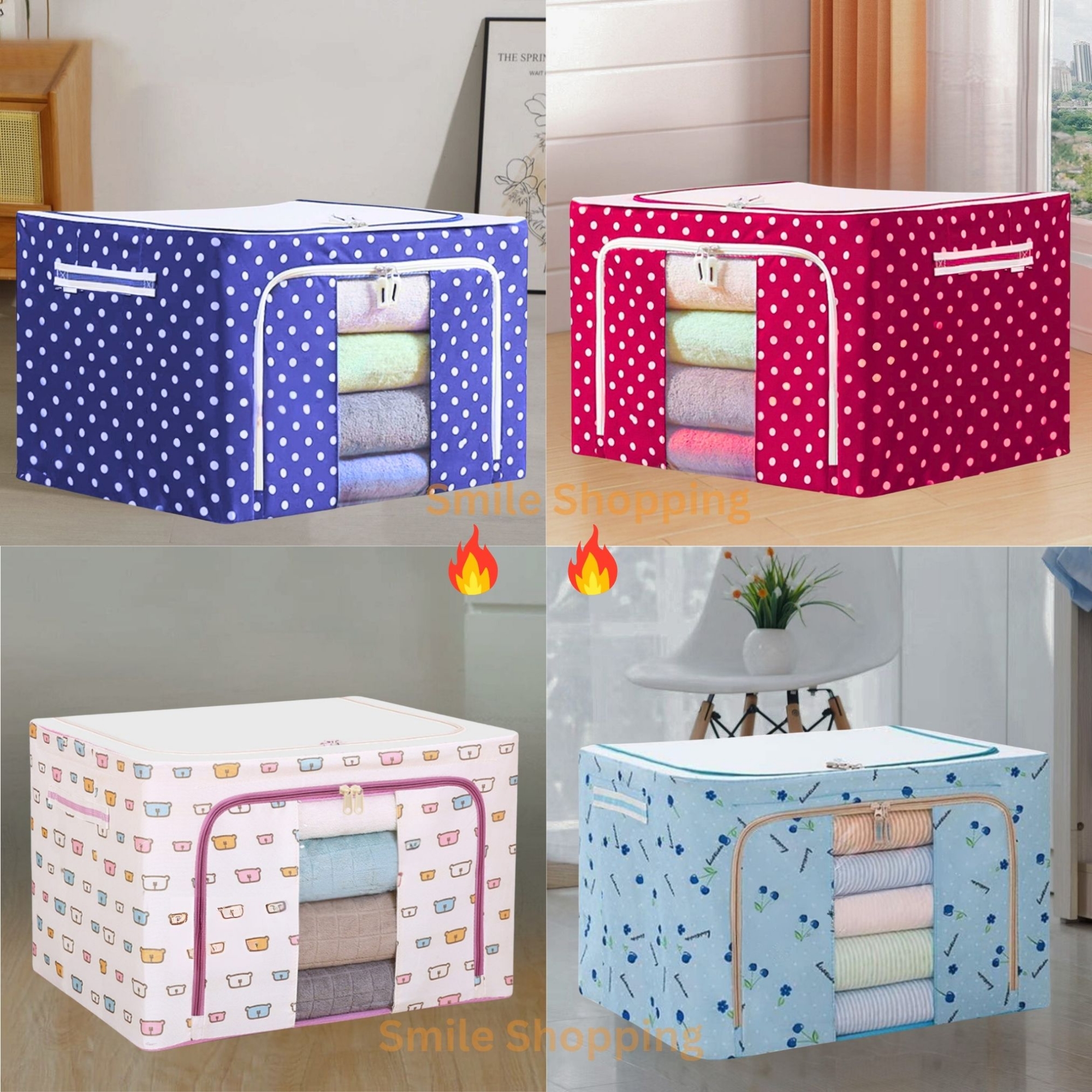 Picture of Printed High Quality Foldable Storage Bag Premium Quality Quilt Storage Bag