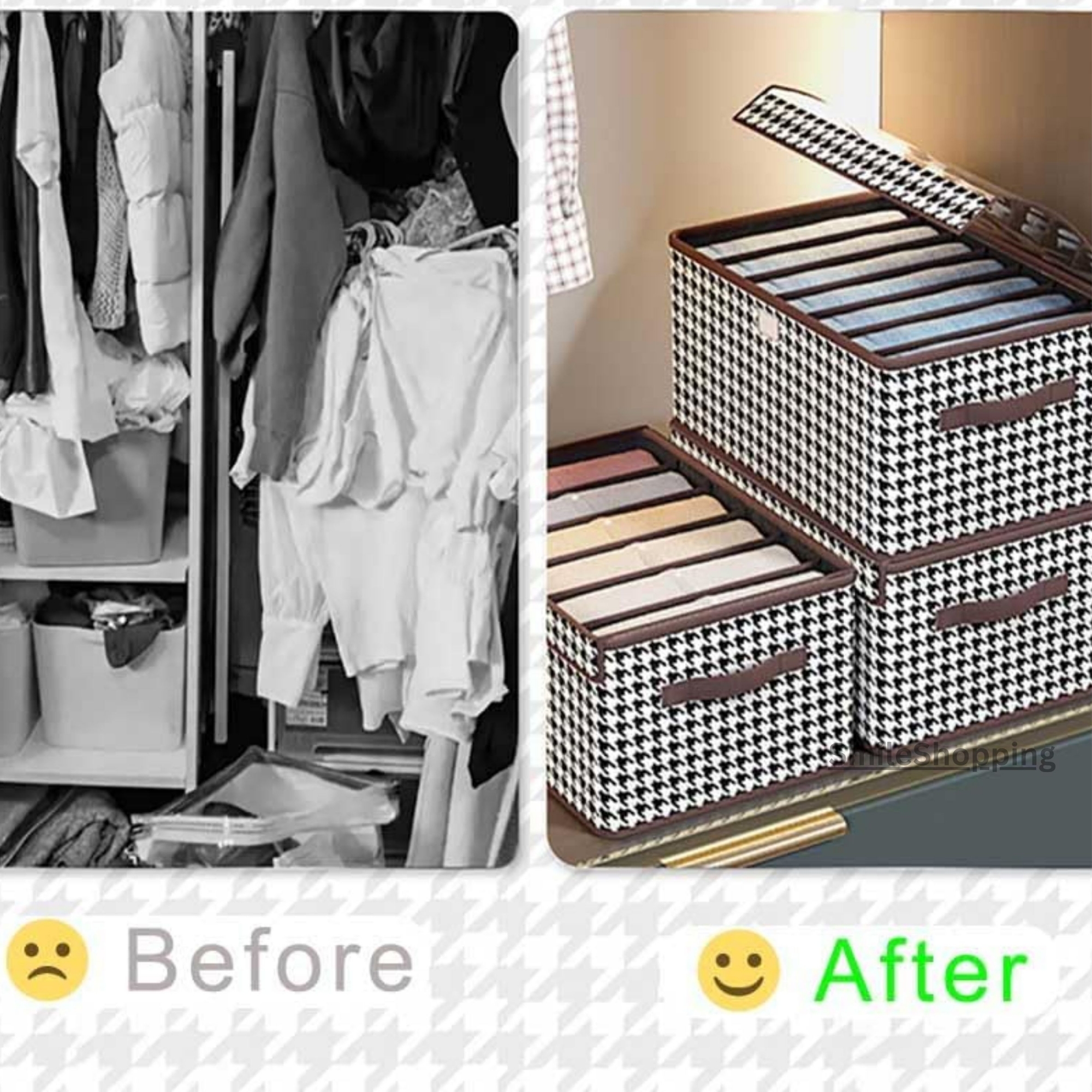 Picture of New Cloth Storage Box With  Transparent Cover Premium Quality Dustproof Cloth Organizer Box(NWP T9L )