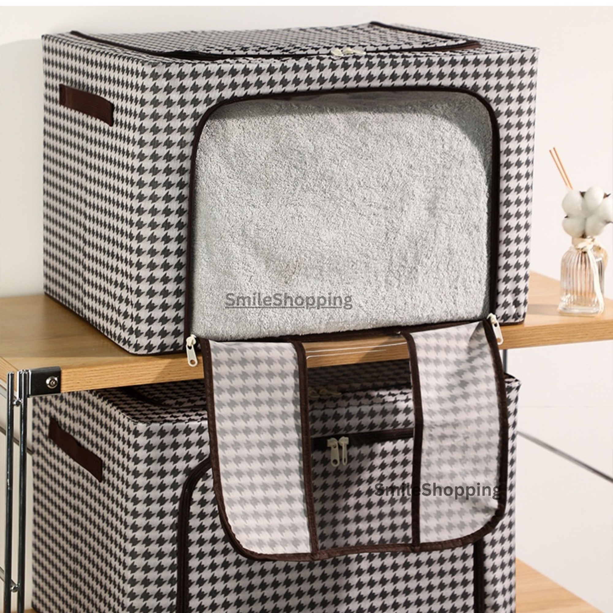 Picture of High Quality Foldable Storage Bag Premium Quality Printed Quilt Storage Bag (NWMB metal )