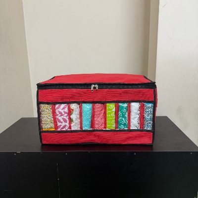 Picture of FS Transparent Cloth Organizer Box Stylish. Spacious. Smart Storage.(F9L)