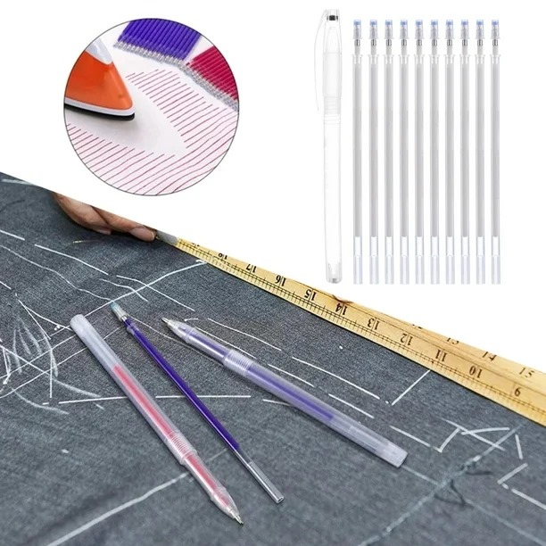 Picture of 5PCS DIY Heat Eraser Pens – Smooth Fabric Marking, Instant Heat Erasing, Perfect for Tailoring, Quilting & Craft Projects!