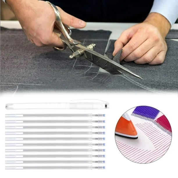 Picture of 5PCS DIY Heat Eraser Pens – Smooth Fabric Marking, Instant Heat Erasing, Perfect for Tailoring, Quilting & Craft Projects!