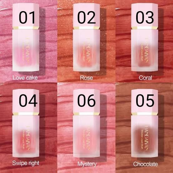 Picture of Handaiyan Mousse Liquid Blush 7 ml Shade (Chocolate)