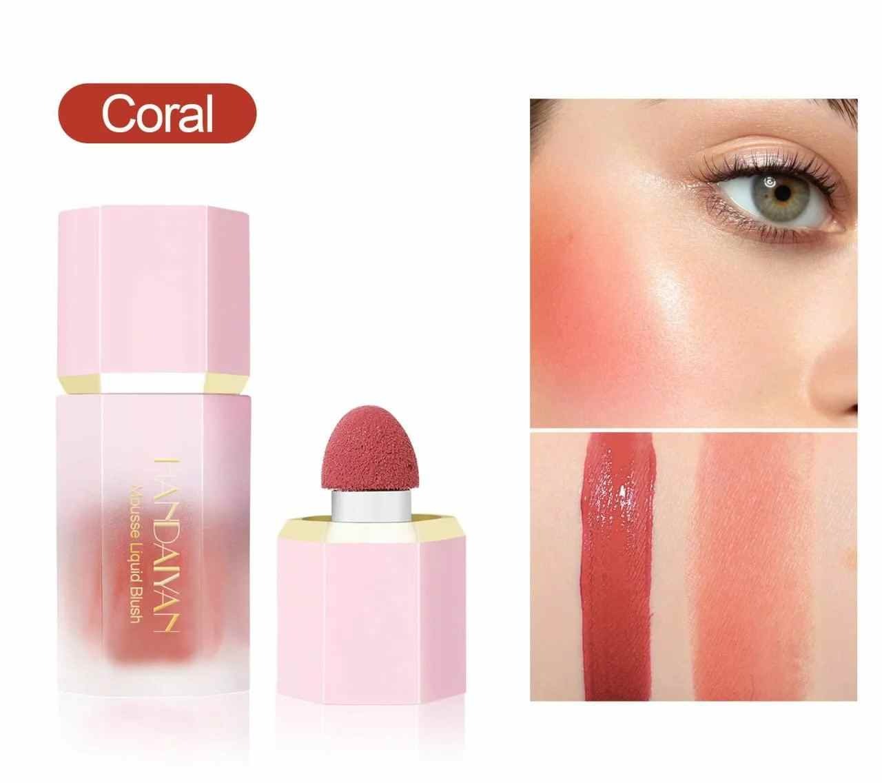 Picture of Handaiyan Mousse Liquid Blush 7 ml Shade (Coral)